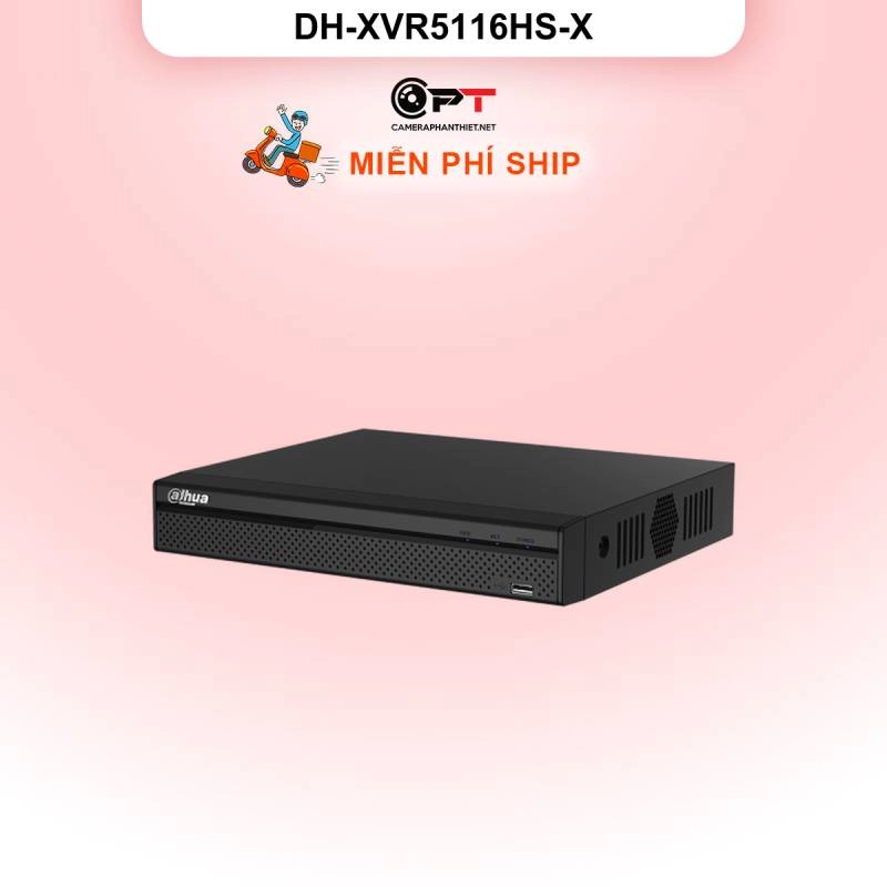 Ảnh sản phẩm Đầu thu hình analog HD - XVR Dahua 16 kênh, 1 Ổ Cứng DH-XVR5116HS-X - hình 1