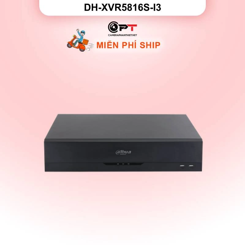 Ảnh sản phẩm Đầu thu hình analog HD - XVR Dahua 16 kênh, 8 Ổ Cứng DH-XVR5816S-I3 - hình 1