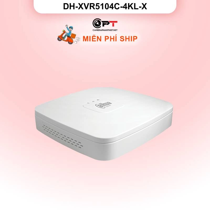 Ảnh sản phẩm Đầu thu hình analog HD - XVR Dahua 4 kênh, 1 Ổ Cứng DH-XVR5104C-4KL-X - hình 1