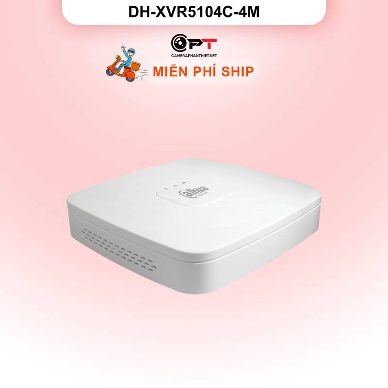 Ảnh sản phẩm Đầu thu hình analog HD - XVR Dahua 4 kênh, 1 Ổ Cứng DH-XVR5104C-4M - hình 1