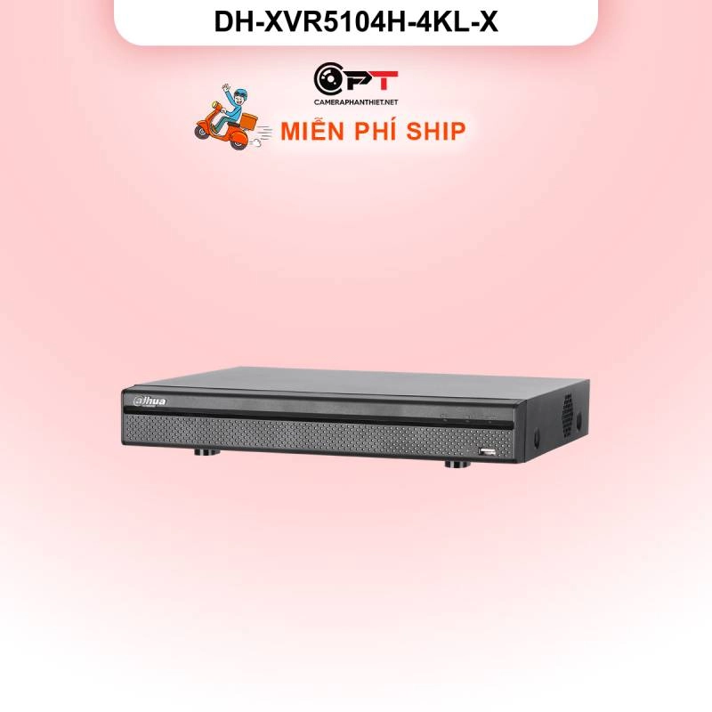 Ảnh sản phẩm Đầu thu hình analog HD - XVR Dahua 4 kênh, 1 Ổ Cứng DH-XVR5104H-4KL-X - hình 1