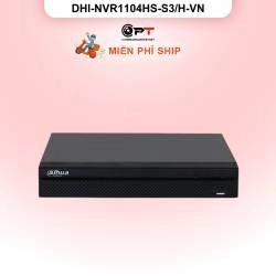 Đầu ghi hình IP Dahua DHI-NVR1104HS-S3/H-VN | 4 kênh | Chính hãng