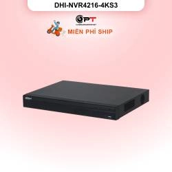 Đầu ghi hình IP Dahua DHI-NVR4216-4KS3 | 16 kênh, 4K | Chính hãng