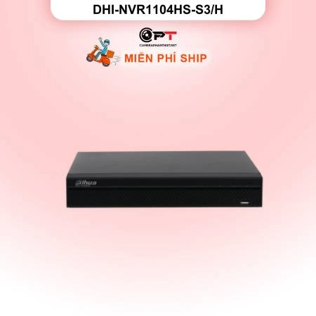Đầu ghi hình IP Dahua DHI-NVR1104HS-S3/H | 4 kênh | Chính hãng ảnh 