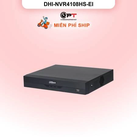 Đầu ghi hình IP Dahua DHI-NVR4108HS-EI | 8 kênh, Hỗ trợ AI | Chính hãng ảnh 