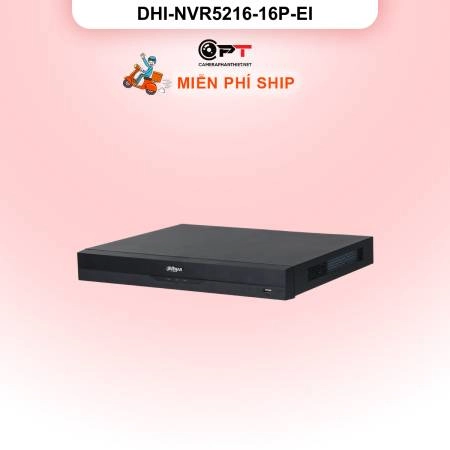 Đầu ghi hình IP Dahua DHI-NVR5216-16P-EI | 16 kênh, Hỗ trợ AI, PoE | Chính hãng ảnh 
