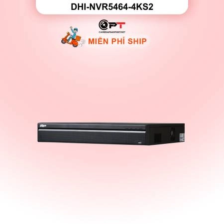 Đầu ghi hình IP Dahua DHI-NVR5464-4KS2 | 64 kênh, 4K | Chính hãng ảnh 