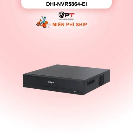 Đầu ghi hình IP Dahua DHI-NVR5864-EI | 64 kênh, Hỗ trợ AI | Chính hãng ảnh 
