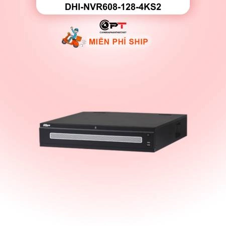 Đầu ghi hình IP Dahua DHI-NVR608-128-4KS2 | 8 kênh, 4K | Chính hãng ảnh 