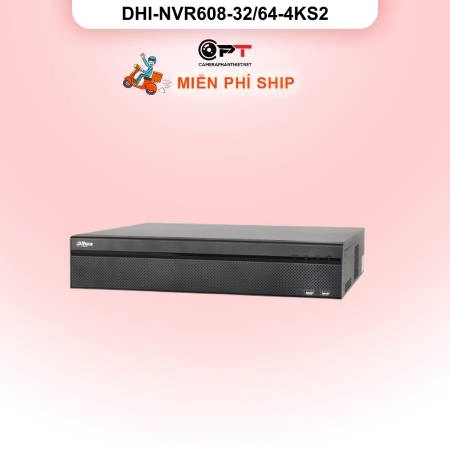 Đầu ghi hình IP Dahua DHI-NVR608-32/64-4KS2 | 8 kênh, 4K | Chính hãng ảnh 