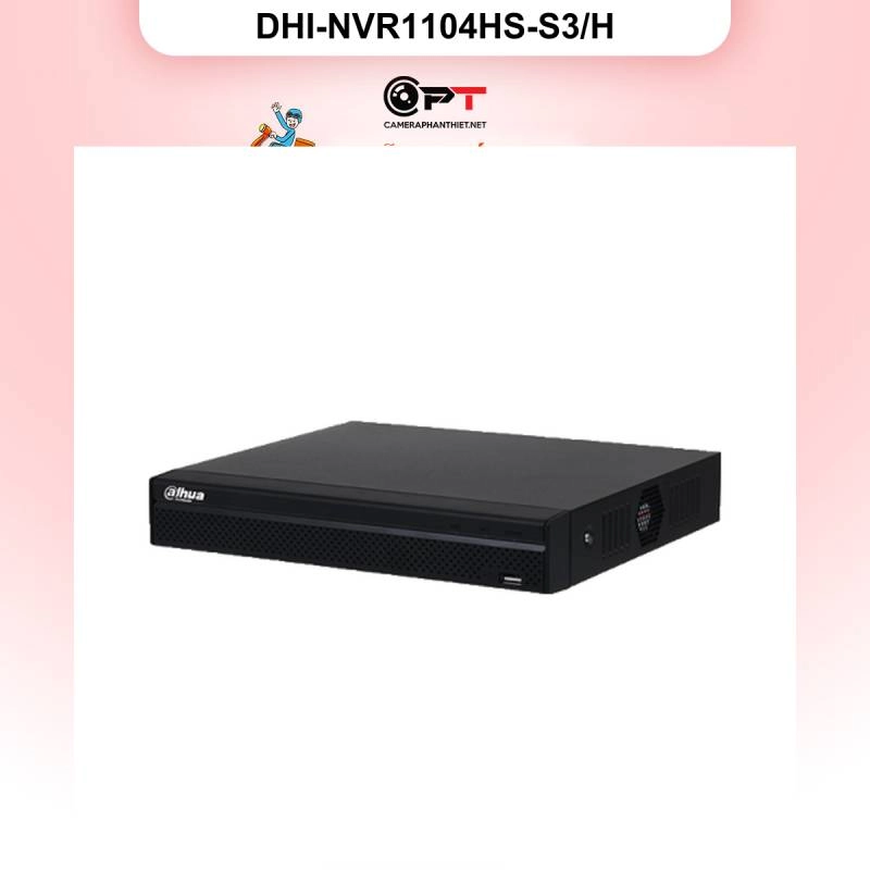 Ảnh sản phẩm Đầu ghi hình IP Dahua DHI-NVR1104HS-S3/H | 4 kênh | Chính hãng - hình 1