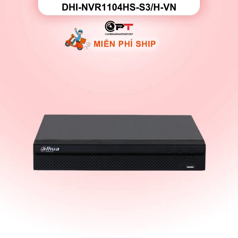 Ảnh sản phẩm Đầu ghi hình IP Dahua DHI-NVR1104HS-S3/H-VN | 4 kênh | Chính hãng - hình 2