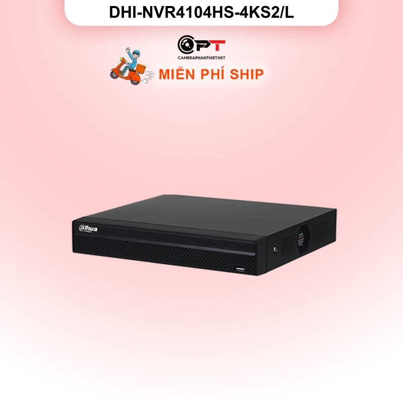 Ảnh sản phẩm Đầu ghi hình IP Dahua DHI-NVR4104HS-4KS2/L | 4 kênh | Chính hãng - hình 1