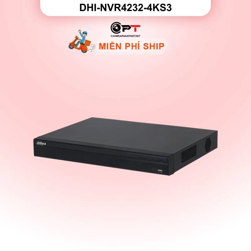 Ảnh sản phẩm Đầu ghi hình IP Dahua DHI-NVR4232-4KS3 | 32 kênh, 4K | Chính hãng - hình 1
