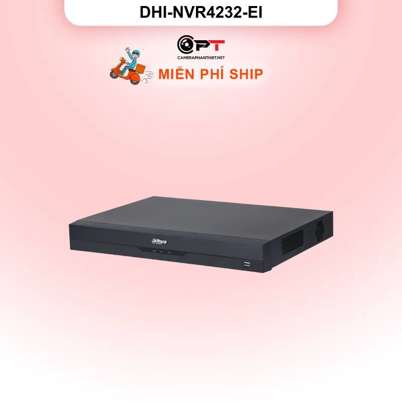 Ảnh sản phẩm Đầu ghi hình IP Dahua DHI-NVR4232-EI | 32 kênh, Hỗ trợ AI | Chính hãng - hình 1