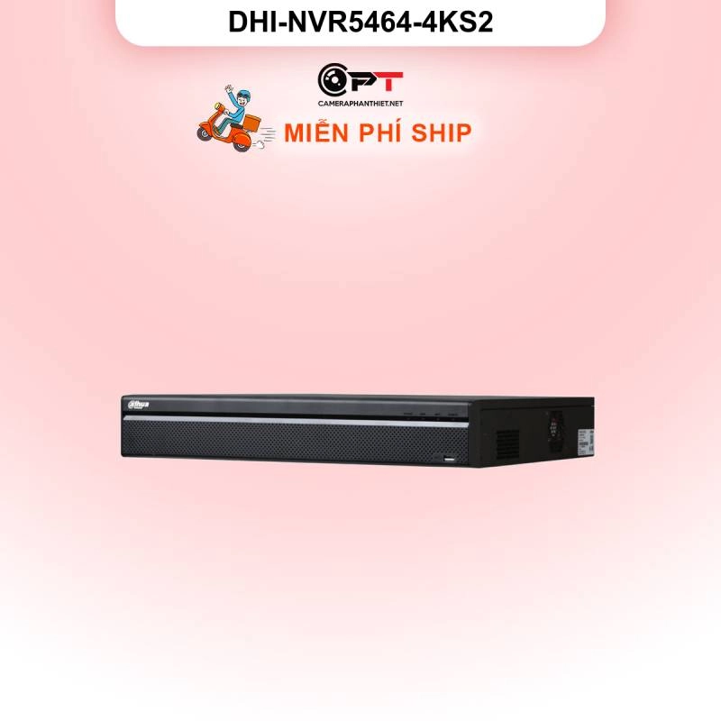 Ảnh sản phẩm Đầu ghi hình IP Dahua DHI-NVR5464-4KS2 | 64 kênh, 4K | Chính hãng - hình 1