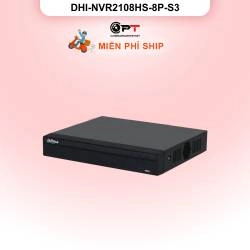 Đầu ghi hình IP Dahua DHI-NVR2108HS-8P-S3 | 8 kênh, PoE | Chính hãng