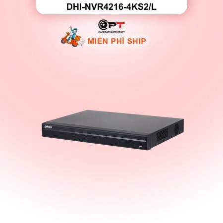Đầu ghi hình IP Dahua DHI-NVR4216-4KS2/L | 16 kênh | Chính hãng ảnh 