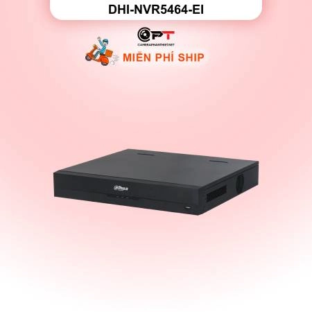 Đầu ghi hình IP Dahua DHI-NVR5464-EI | 64 kênh, Hỗ trợ AI | Chính hãng ảnh 