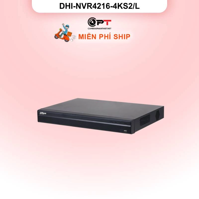 Ảnh sản phẩm Đầu ghi hình IP Dahua DHI-NVR4216-4KS2/L | 16 kênh | Chính hãng - hình 1