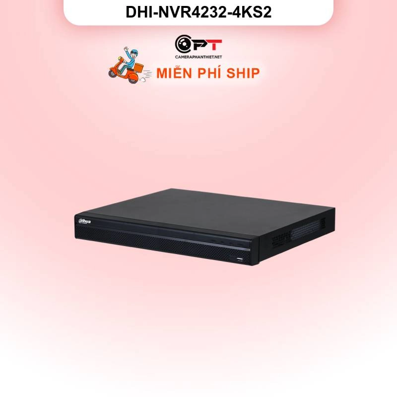 Ảnh sản phẩm Đầu ghi hình IP Dahua DHI-NVR4232-4KS2 | 32 kênh, 4K | Chính hãng - hình 1