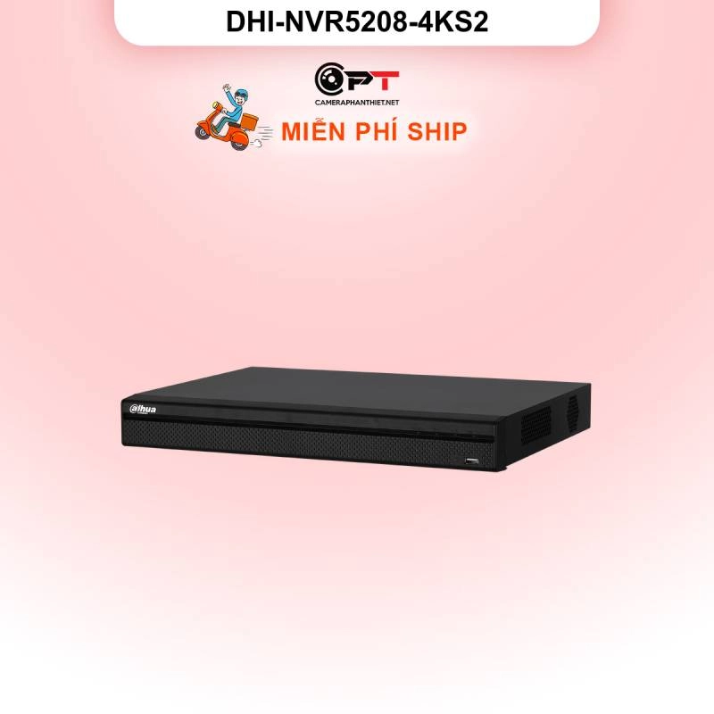 Ảnh sản phẩm Đầu ghi hình IP Dahua DHI-NVR5208-4KS2 | 8 kênh, 4K | Chính hãng - hình 2