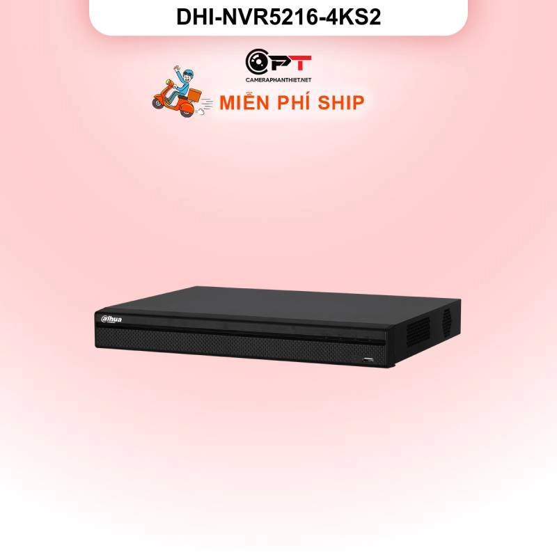 Ảnh sản phẩm Đầu ghi hình IP Dahua DHI-NVR5216-4KS2 | 16 kênh, 4K | Chính hãng - hình 1