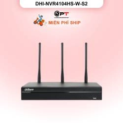 Đầu ghi hình IP Dahua DHI-NVR4104HS-W-S2 | 4 kênh | Chính hãng