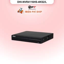 Đầu ghi hình IP Dahua DHI-NVR4116HS-4KS2/L | 16 kênh | Chính hãng