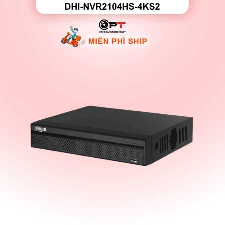 Đầu ghi hình IP Dahua DHI-NVR2104HS-4KS2 | 4 kênh, 4K | Chính hãng ảnh 