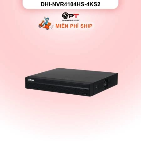 Đầu ghi hình IP Dahua DHI-NVR4104HS-4KS2 | 4 kênh, 4K | Chính hãng ảnh 