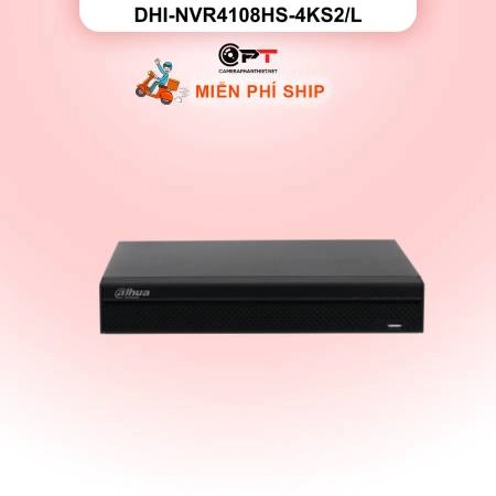 Đầu ghi hình IP Dahua DHI-NVR4108HS-4KS2/L | 8 kênh | Chính hãng ảnh 