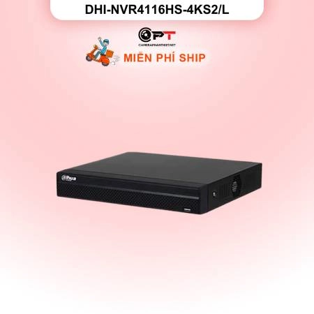 Đầu ghi hình IP Dahua DHI-NVR4116HS-4KS2/L | 16 kênh | Chính hãng ảnh 
