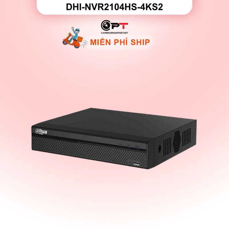Ảnh sản phẩm Đầu ghi hình IP Dahua DHI-NVR2104HS-4KS2 | 4 kênh, 4K | Chính hãng - hình 1