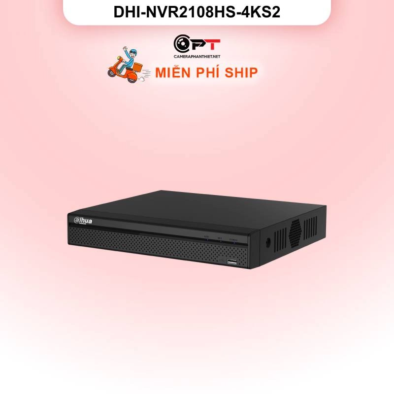 Ảnh sản phẩm Đầu ghi hình IP Dahua DHI-NVR2108HS-4KS2 | 8 kênh, 4K | Chính hãng - hình 1