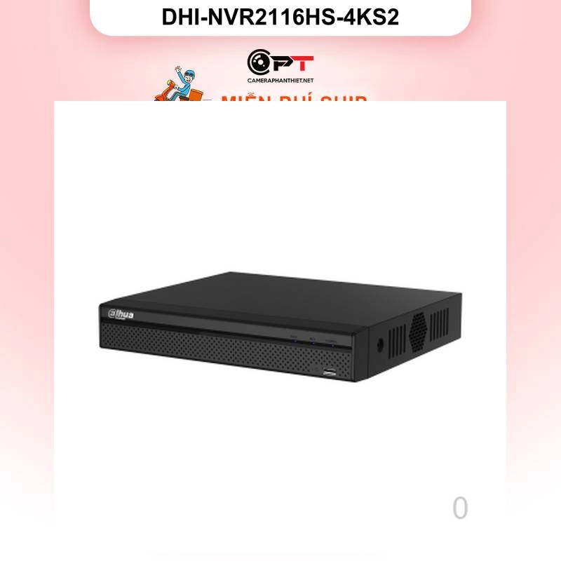 Ảnh sản phẩm Đầu ghi hình IP Dahua DHI-NVR2116HS-4KS2 | 16 kênh, 4K | Chính hãng - hình 1
