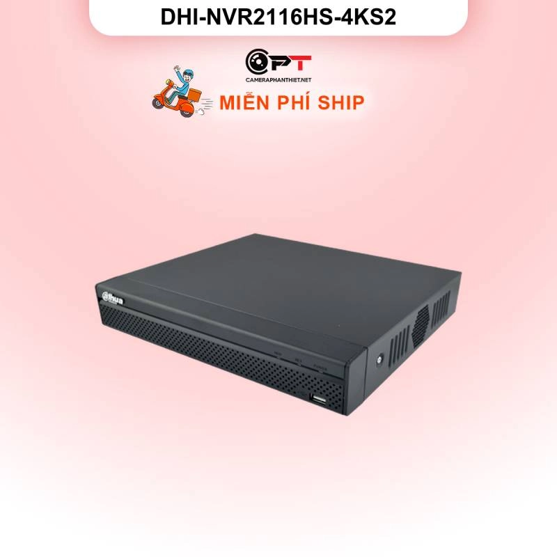Ảnh sản phẩm Đầu ghi hình IP Dahua DHI-NVR2116HS-4KS2 | 16 kênh, 4K | Chính hãng - hình 2