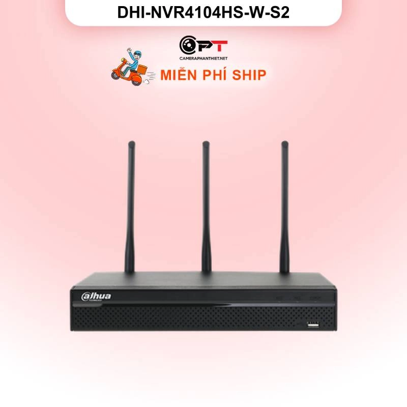 Ảnh sản phẩm Đầu ghi hình IP Dahua DHI-NVR4104HS-W-S2 | 4 kênh | Chính hãng - hình 1