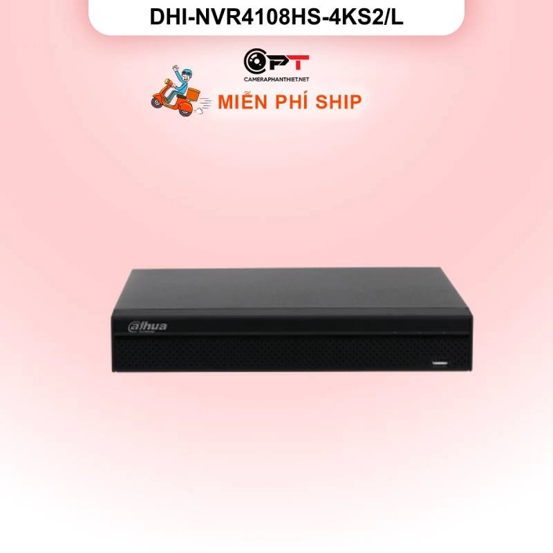 Ảnh sản phẩm Đầu ghi hình IP Dahua DHI-NVR4108HS-4KS2/L | 8 kênh | Chính hãng - hình 1