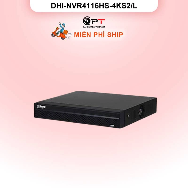 Ảnh sản phẩm Đầu ghi hình IP Dahua DHI-NVR4116HS-4KS2/L | 16 kênh | Chính hãng - hình 1