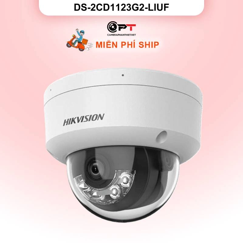 Ảnh sản phẩm Camera IP HIKVISION Dome 2MP DS-2CD1123G2-LIUF - hình 1