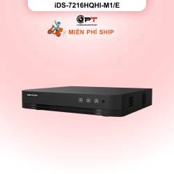 Đầu thu analog HD DVR HIKVISION (HIK) 16 Kênh 1 Ổ cứng iDS-7216HQHI-M1/E