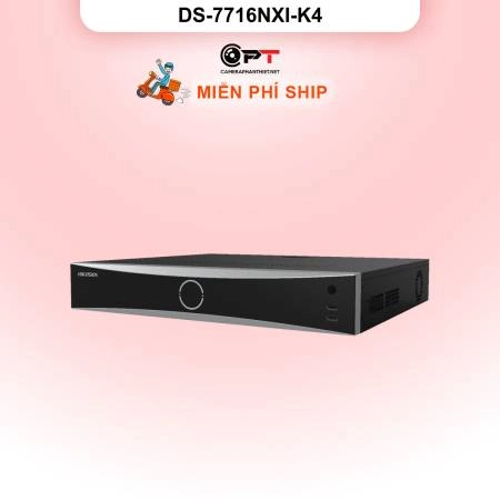 Đầu thu CAMERA IP NVR HIKVISION 16 Kênh 4 Ổ cứng DS-7716NXI-K4 ảnh 
