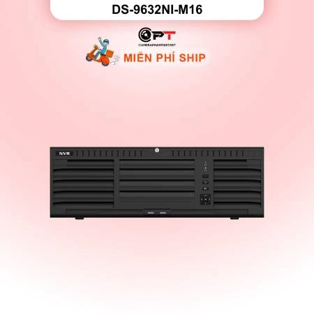 Đầu thu CAMERA IP NVR HIKVISION 32 Kênh 16 Ổ cứng DS-9632NI-M16 ảnh 