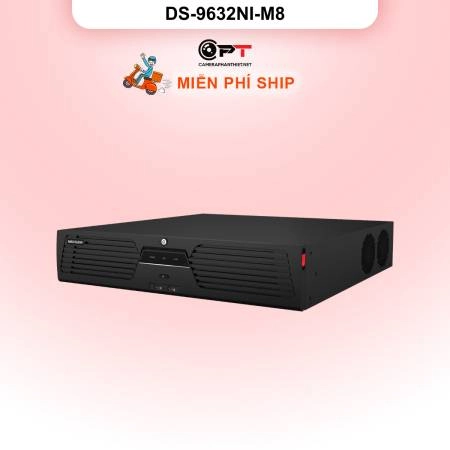 Đầu thu CAMERA IP NVR HIKVISION 32 Kênh 8 Ổ cứng DS-9632NI-M8 ảnh 