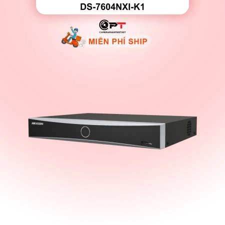 Đầu thu CAMERA IP NVR HIKVISION 4 Kênh 1 Ổ cứng DS-7604NXI-K1 ảnh 