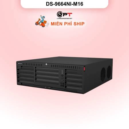 Đầu thu CAMERA IP NVR HIKVISION 64 Kênh 16 Ổ cứng DS-9664NI-M16 ảnh 