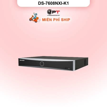 Đầu thu CAMERA IP NVR HIKVISION 8 Kênh 1 Ổ cứng DS-7608NXI-K1 ảnh 