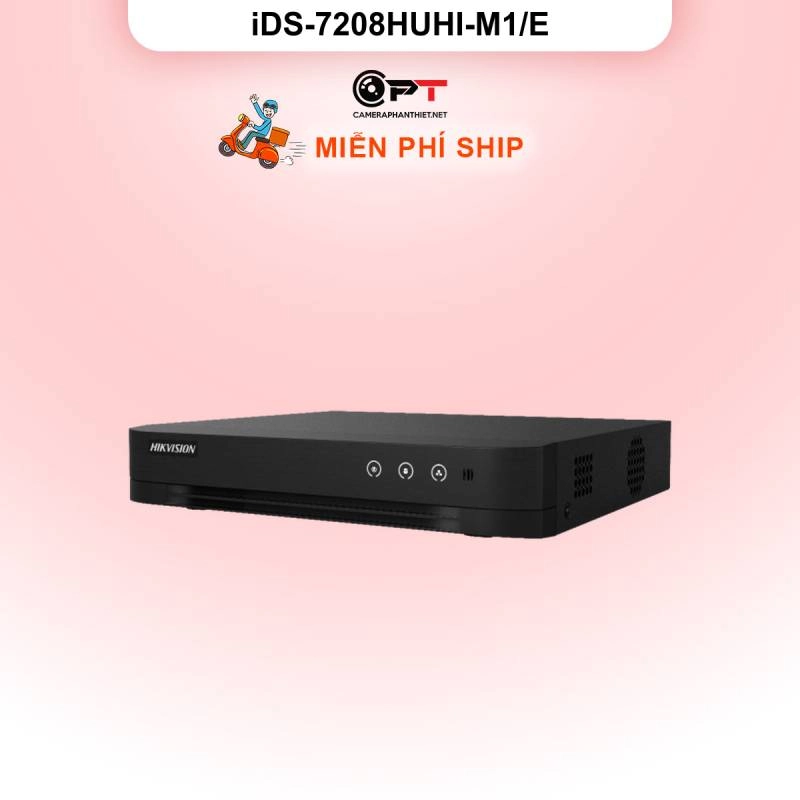 Ảnh sản phẩm Đầu thu analog HD DVR HIKVISION (HIK) 8 Kênh 1 Ổ cứng iDS-7208HUHI-M1/E - hình 1