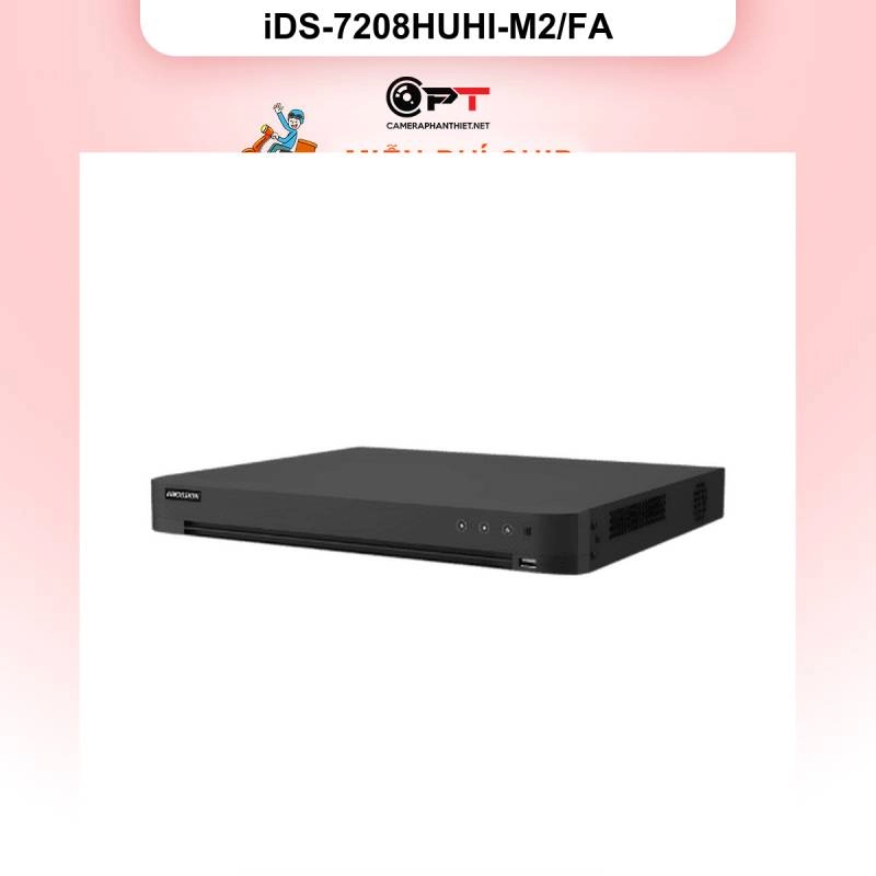 Ảnh sản phẩm Đầu thu analog HD DVR HIKVISION (HIK) 8 Kênh 2 Ổ cứng iDS-7208HUHI-M2/FA - hình 1